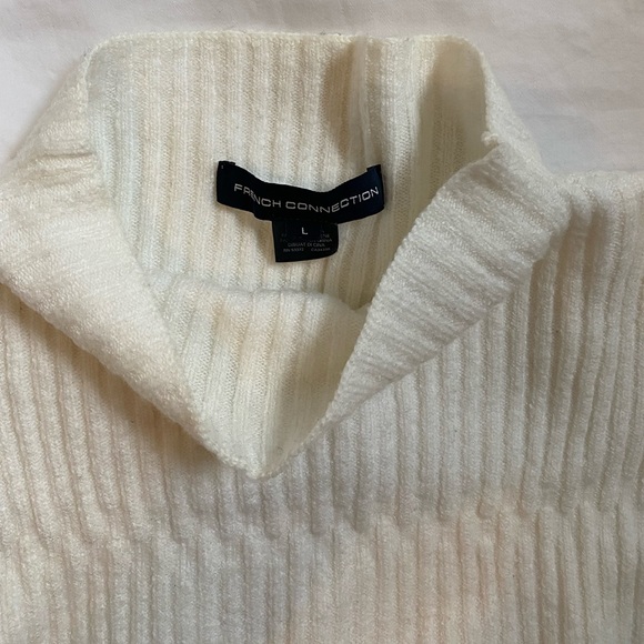 French Connection – Sophia Colorblock Balloon Sleeve Sweater white - Picture 5 of 5